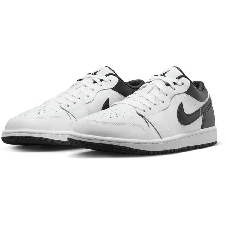 TENIS JORDAN 1 LOW WHITE BLACK