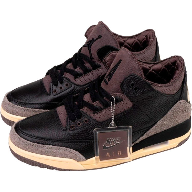 TENIS AIR JORDAN 3 OG SP A MA MANIERE BLACK VIOLET ORE