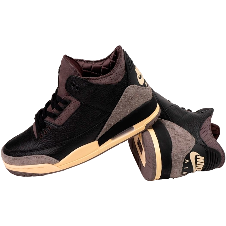TENIS AIR JORDAN 3 OG SP A MA MANIERE BLACK VIOLET ORE