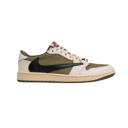 TENIS JORDAN 1 LOW OG TRAVIS SCOTT MEDIUM OLIVE