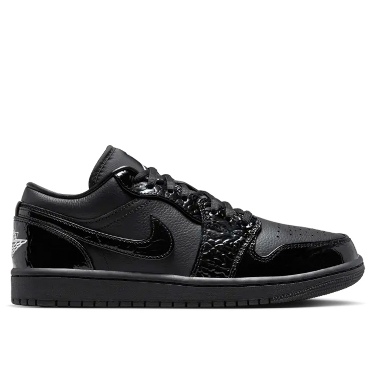 TENIS JORDAN 1 LOW SE PATENT ELEPHANT BLACK