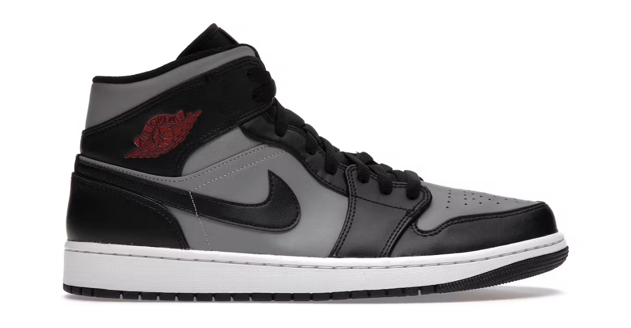 TENIS AIR JORDAN 1 MID SHADOW RED