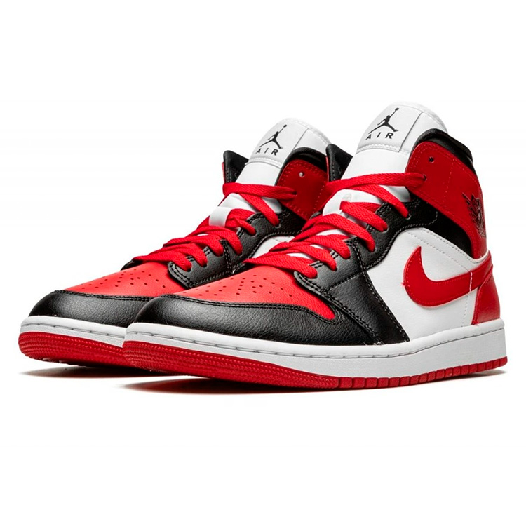 TENIS JORDAN 1 MID ALTERNATE BRED TOE