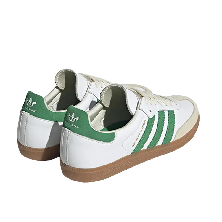 TENIS ADIDAS SAMBA OG SPORTY & RICH WHITE GREEN