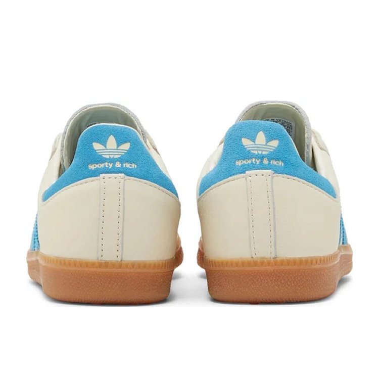 TENIS ADIDAS SAMBA OG SPORTY & RICH CREAM BLUE