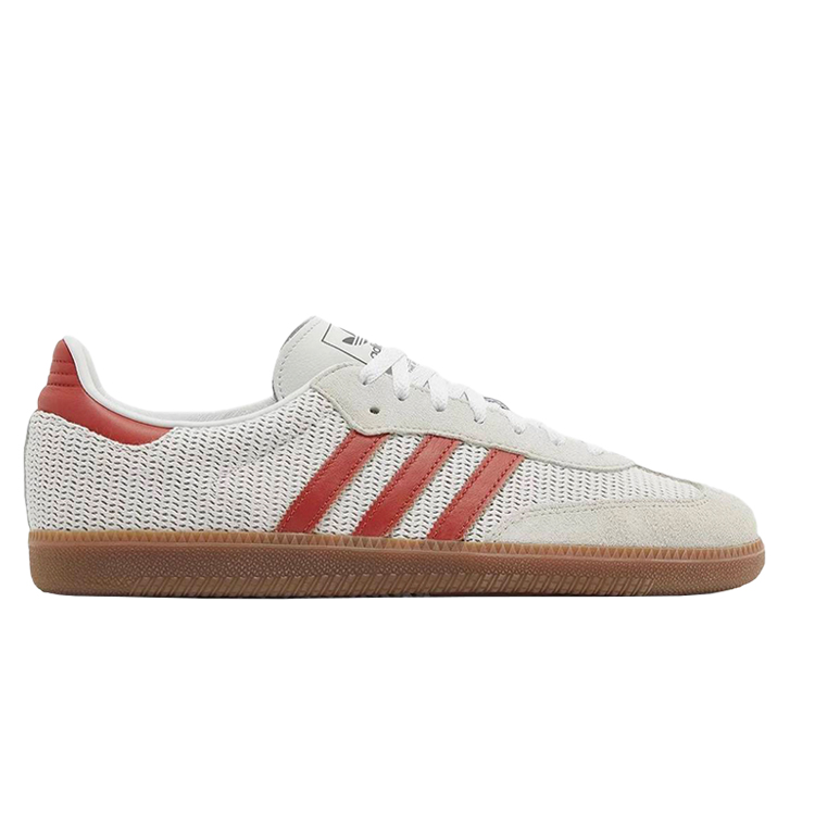 TENIS ADIDAS SAMBA OG CRYSTAL WHITE PRELOVED RED