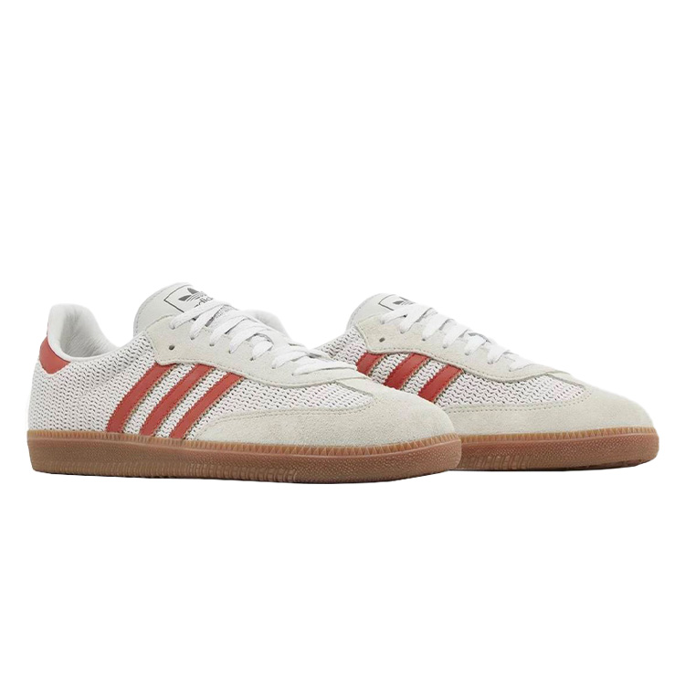 TENIS ADIDAS SAMBA OG CRYSTAL WHITE PRELOVED RED