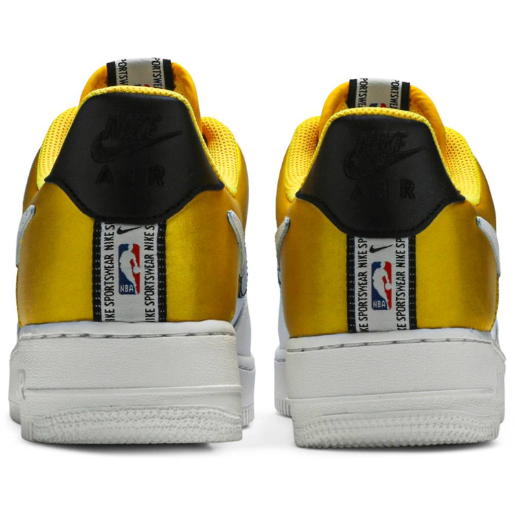 nike air force 1 low nba city edition white gold