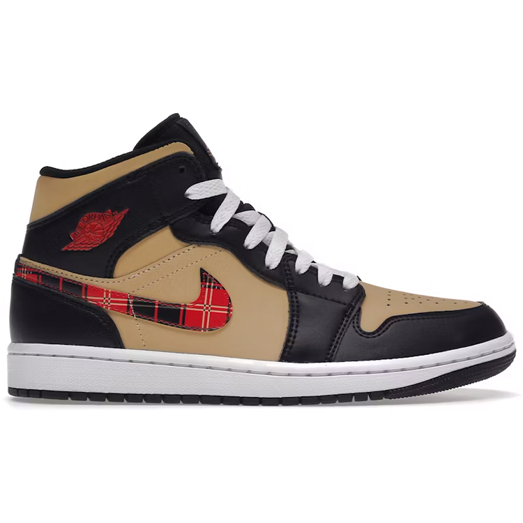 TENIS JORDAN 1 MID TARTAN SWOOSH