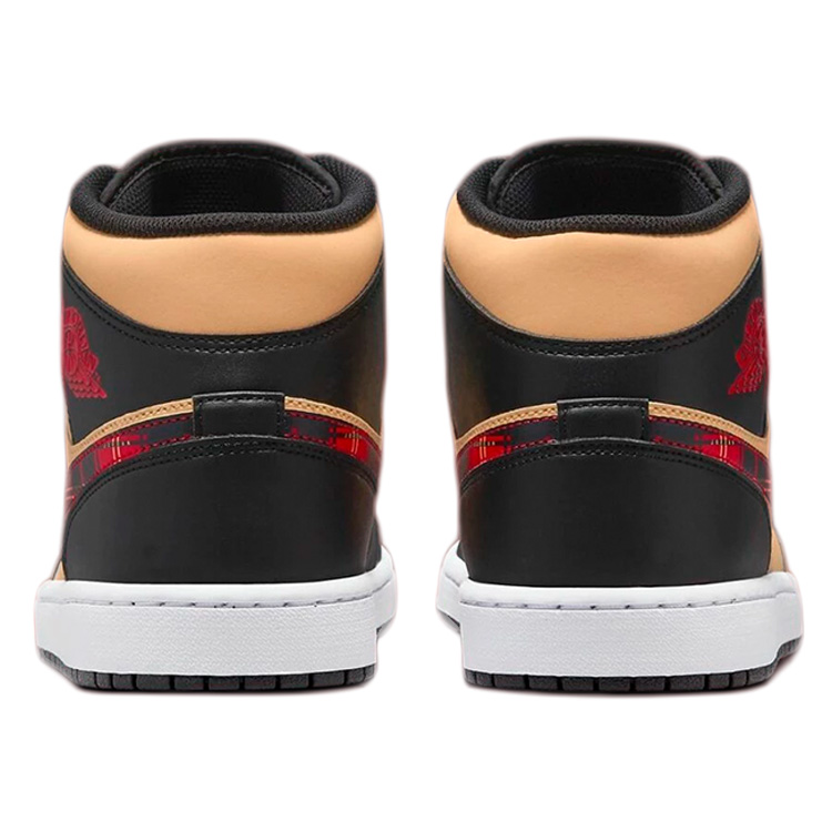 TENIS JORDAN 1 MID TARTAN SWOOSH