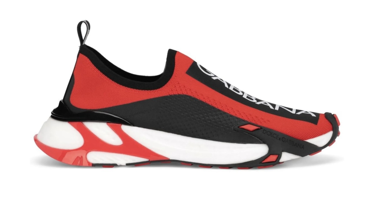 TENIS DOLCE & GABBANA FAST RED BLACK 