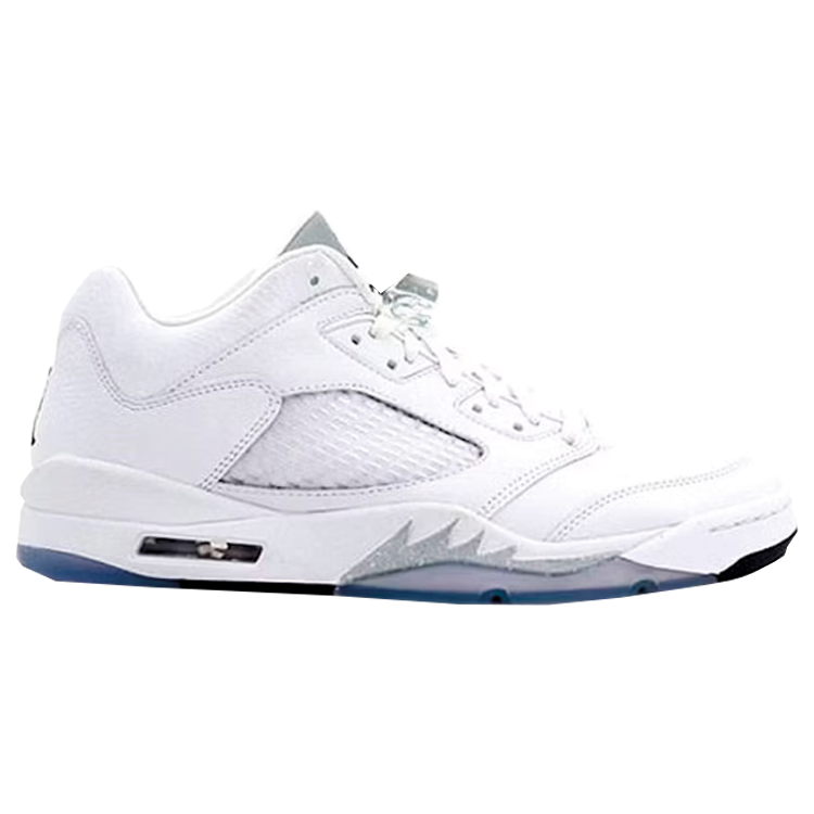 TENIS JORDAN 5 LOW METALLIC WHITE