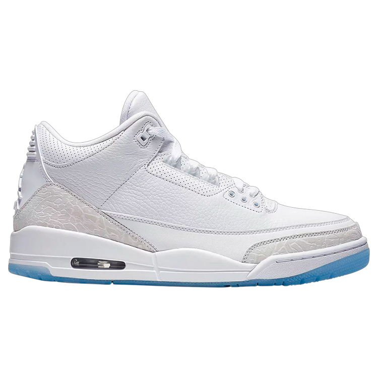TENIS JORDAN 3 PURE WHITE 2018