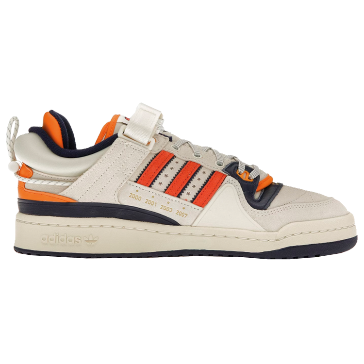 TENIS ADIDAS FORUM BUCKLE LOW BAD BUNNY CANGREJEROS DE SANTURCE