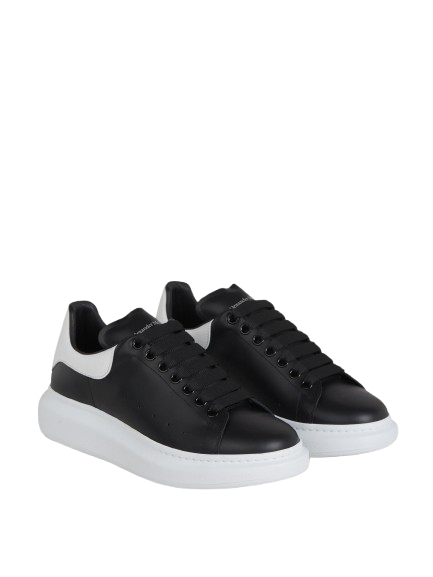 TENIS ALEXANDER MCQUEEN OVERSIZED WHITE BLACK