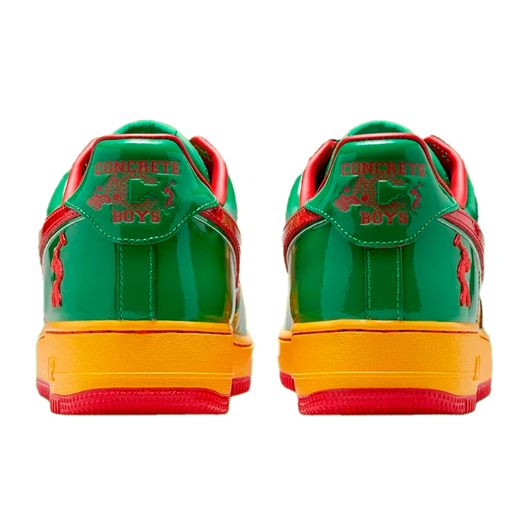 TENIS NIKE AIR FORCE 1 LOW LIL YACHTY CONCRETE BOY LUCKY GREEN