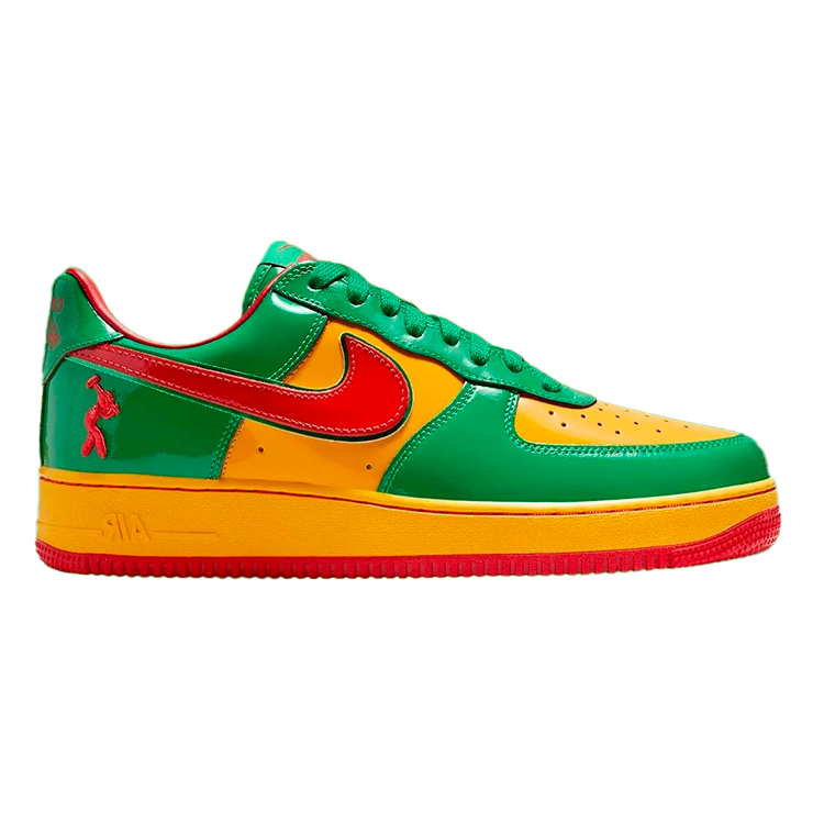 TENIS NIKE AIR FORCE 1 LOW LIL YACHTY CONCRETE BOY LUCKY GREEN