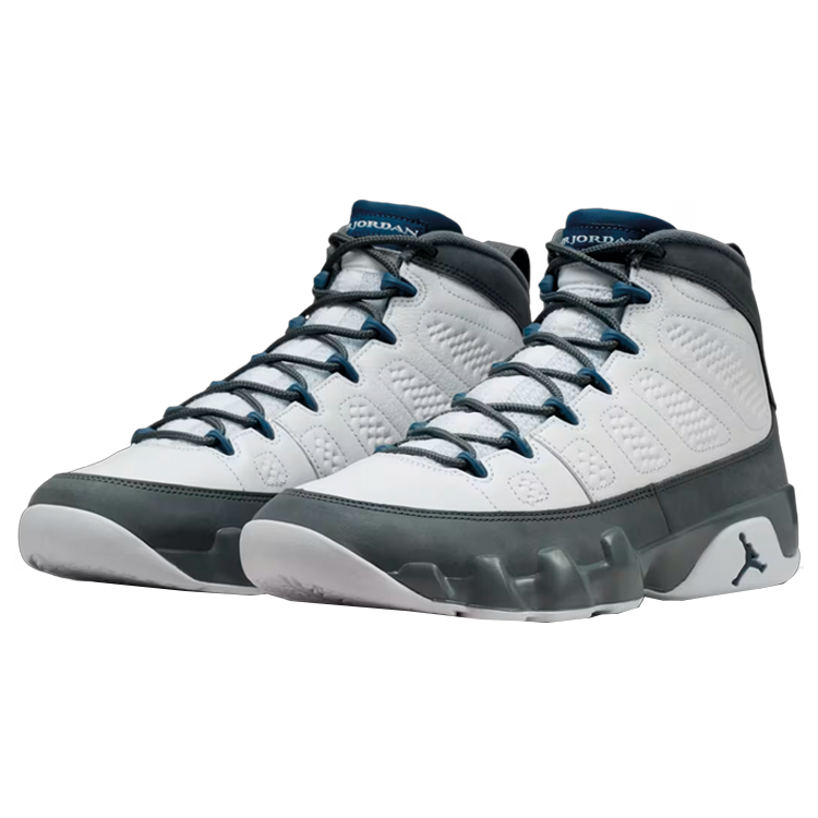 TENIS JORDAN 9 FLINT GREY FRENCH BLUE 2025