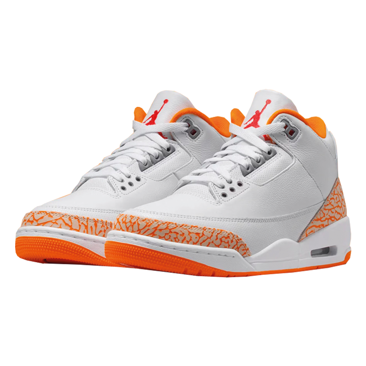 TENIS JORDAN 3 ORANGE CITRUS