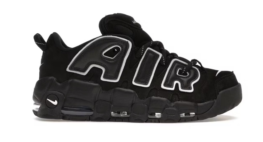 TENIS NIKE AIR MORE UPTEMPO LOW AMBUSH BLACK 