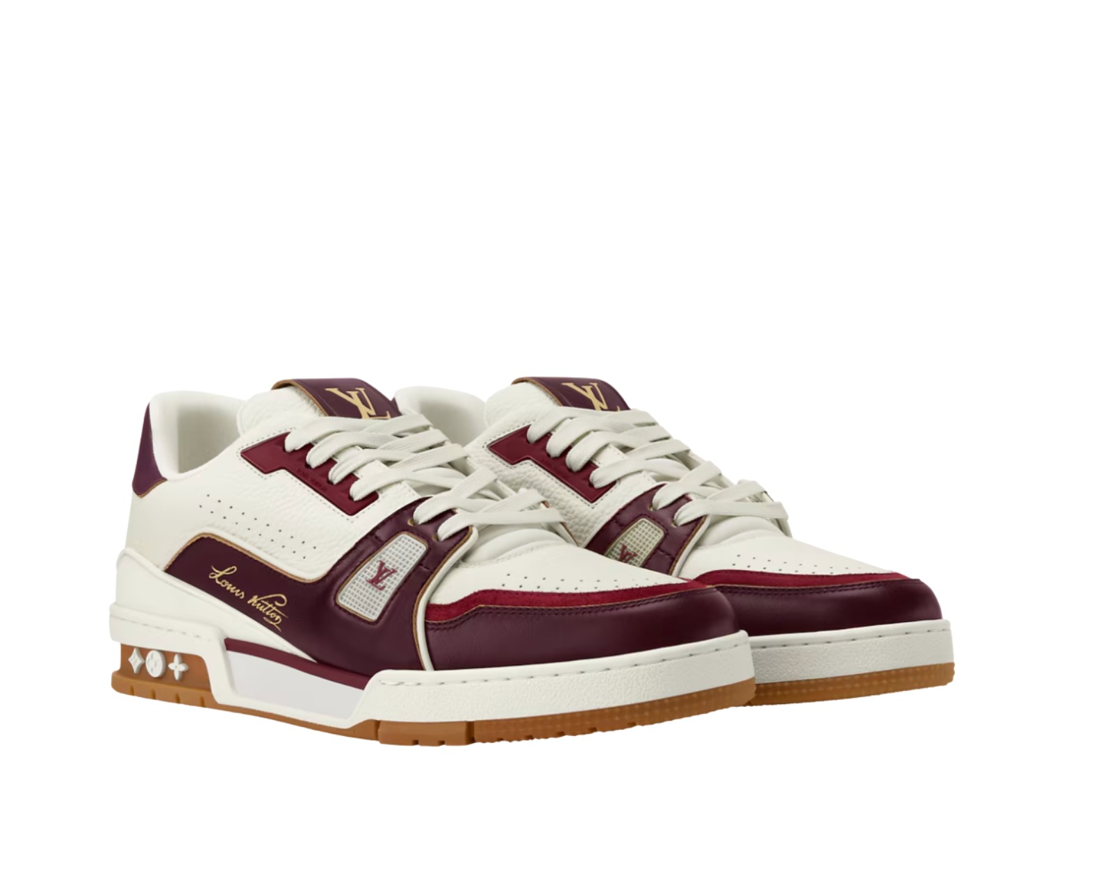 TENIS LOUIS VUITTON LV TRAINER BORDEAUX