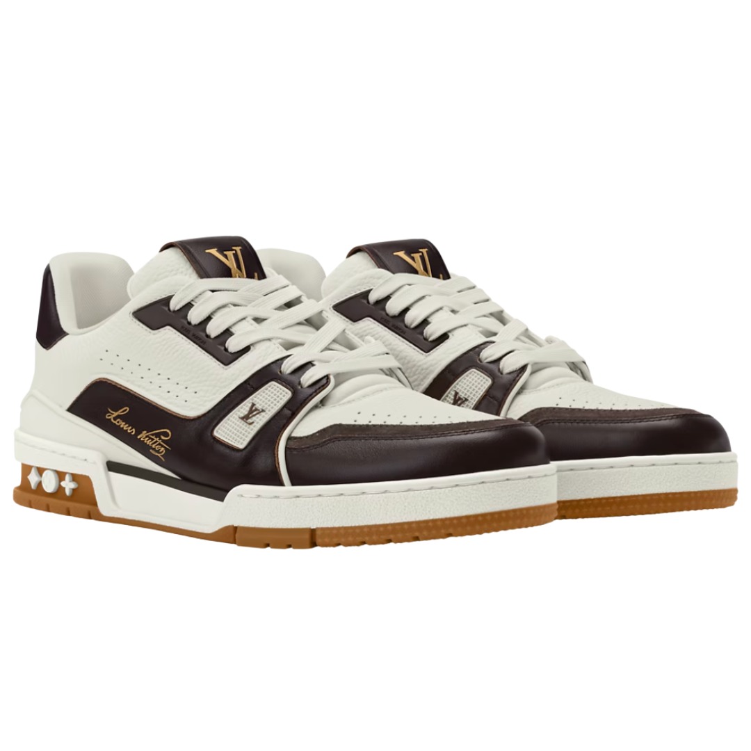 TENIS LOUIS VUITTON LV TRAINER MARRON