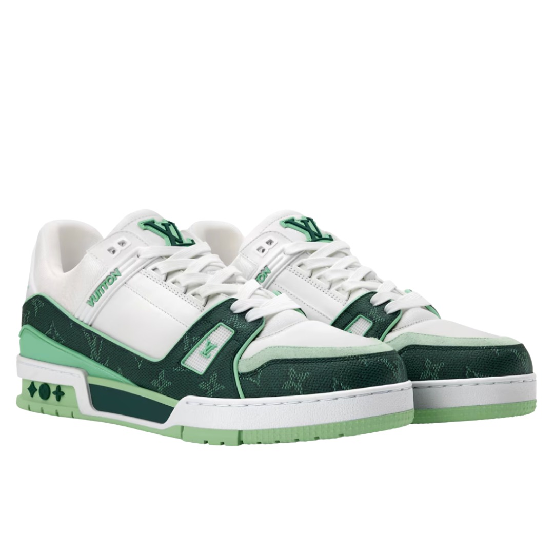 TENIS LOUIS VUITTON LV TRAINER GREEN