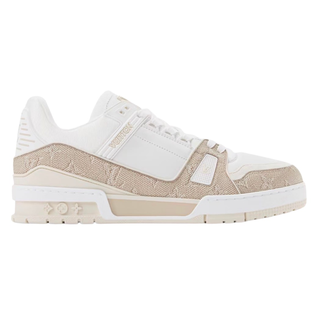 TENIS LOUIS VUITTON LV TRAINER BEIGE