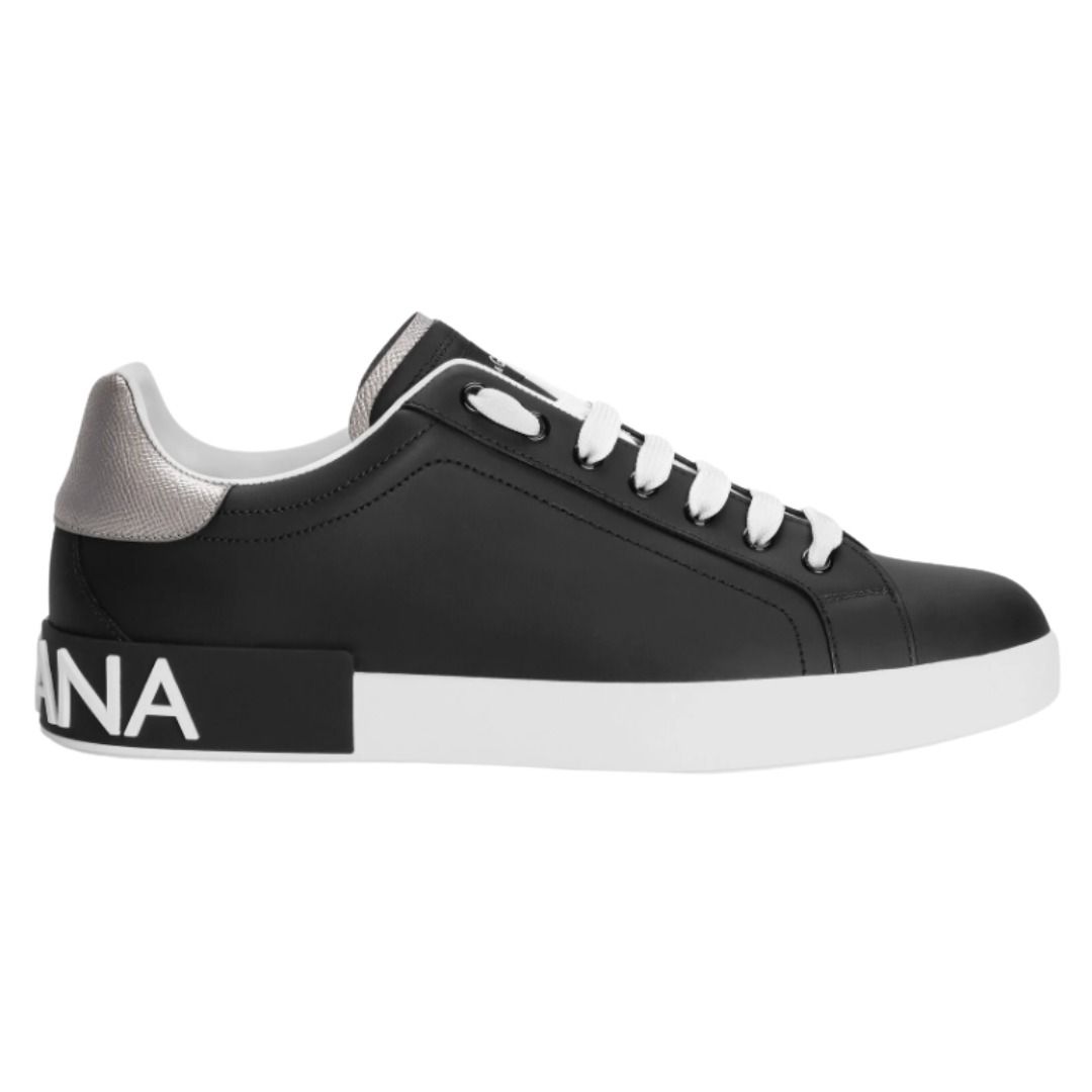 TENIS DOLCE & GABBANA PORTOFINO BLACK GREY 
