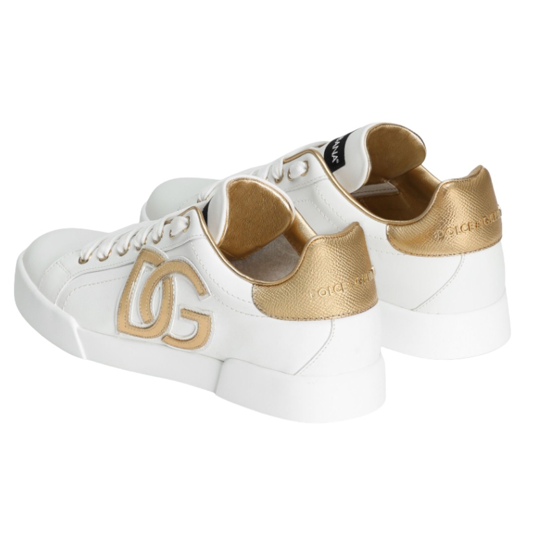 TENIS DOLCE & GABBANA PORTOFINO WHITE GOLD LIGHT STROBEL