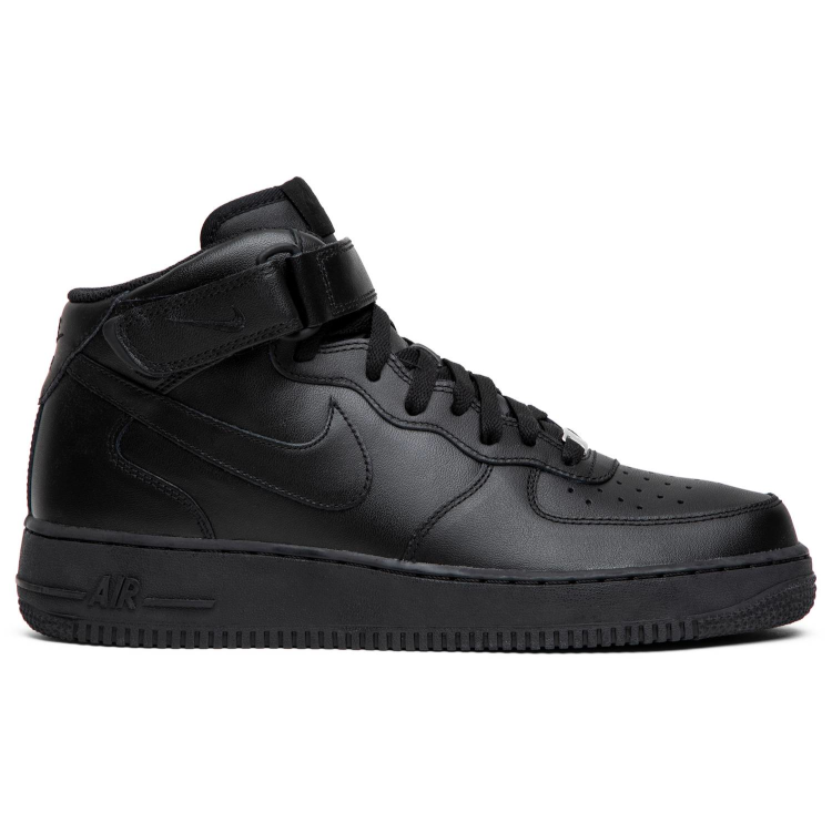 Tenis Nike Air Force 1 Mid 07 Triple Black 2021