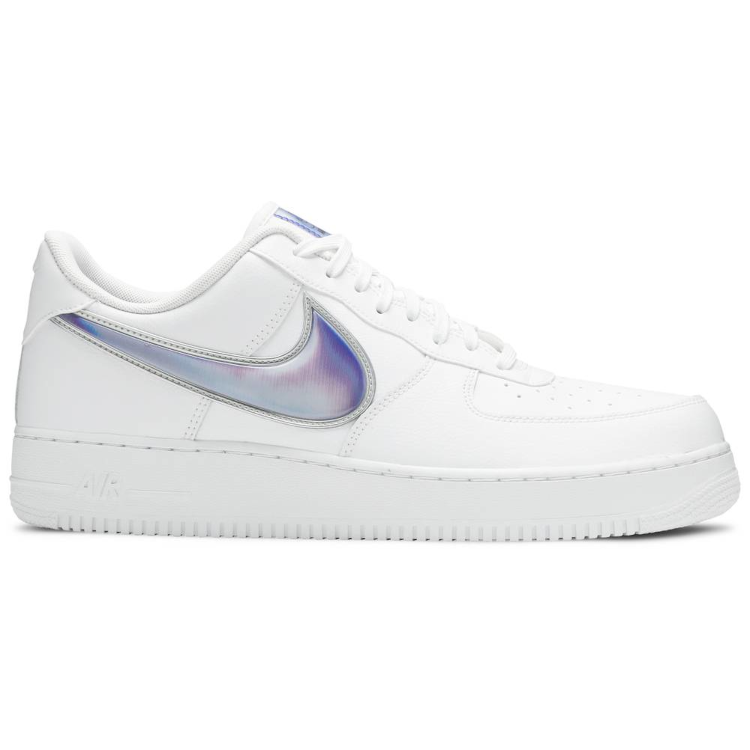 Tenis Nike Air Force 1 Low Oversized Swoosh White Racer Blue