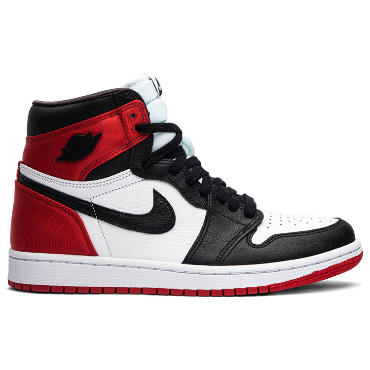 Tenis Air Jordan 1 High Satin Black Toe