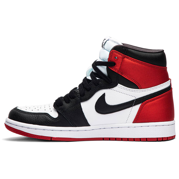 Tenis Air Jordan 1 High Satin Black Toe