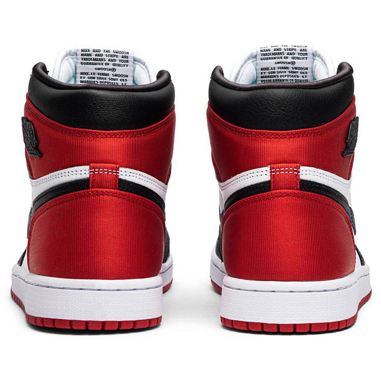 Tenis Air Jordan 1 High Satin Black Toe