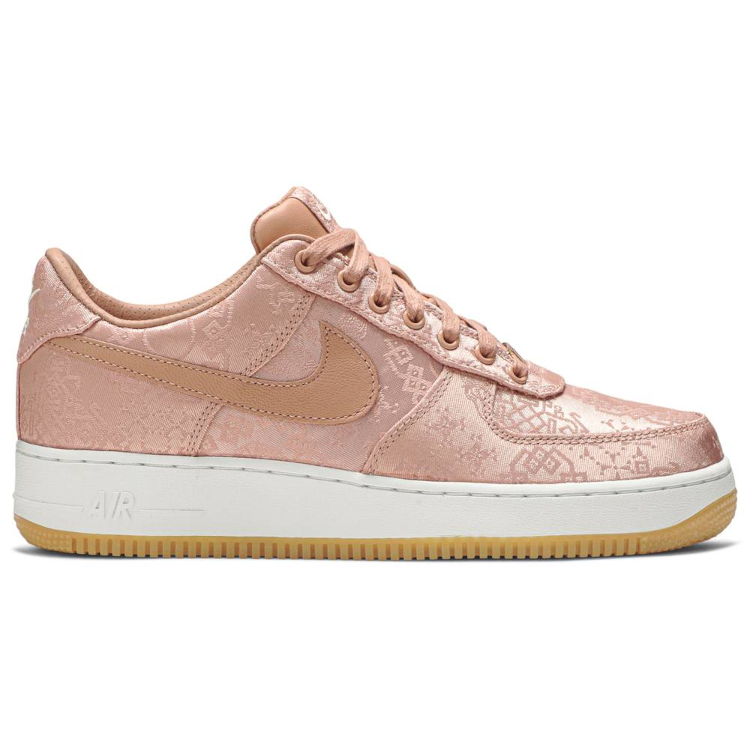 Tenis Nike Air Force 1 Low Clot Rose Gold Silk