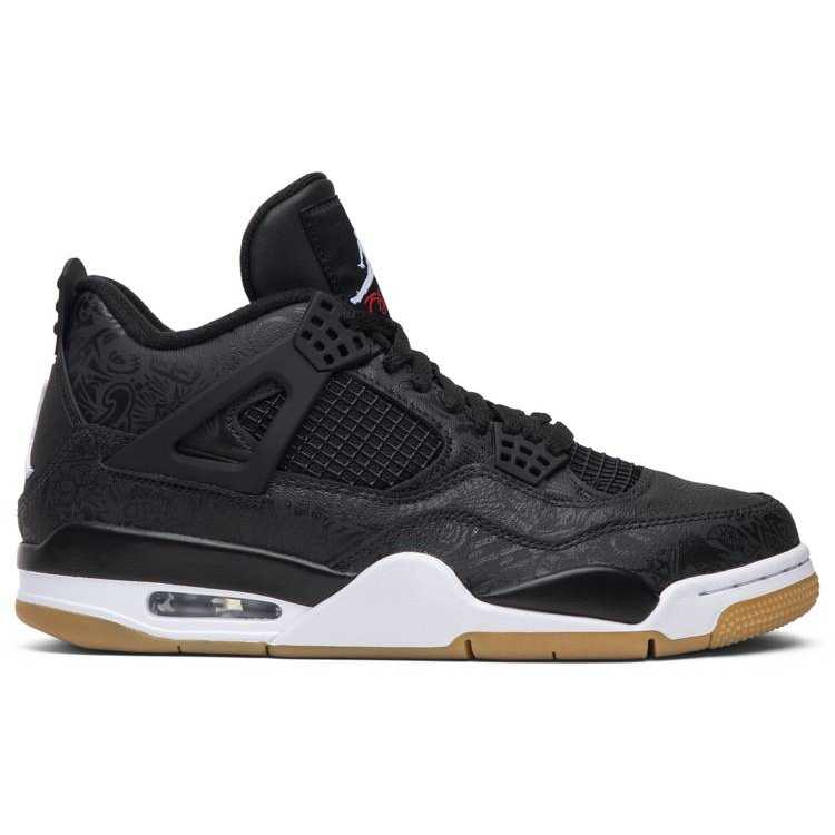 Tenis Jordan 4 Laser Black Gum