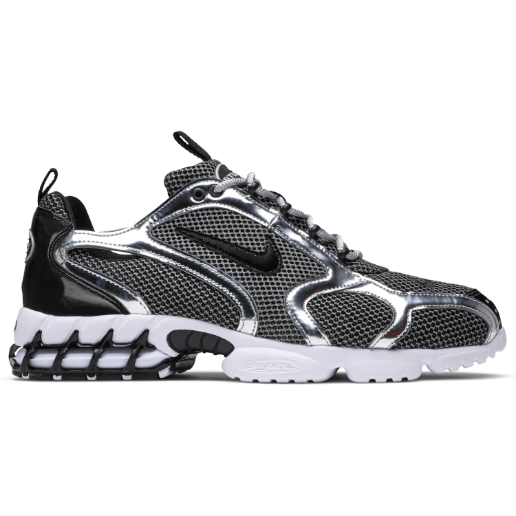 Tenis Nike Air Zoom Spiridon Cage 2 Stussy Pure Platinum