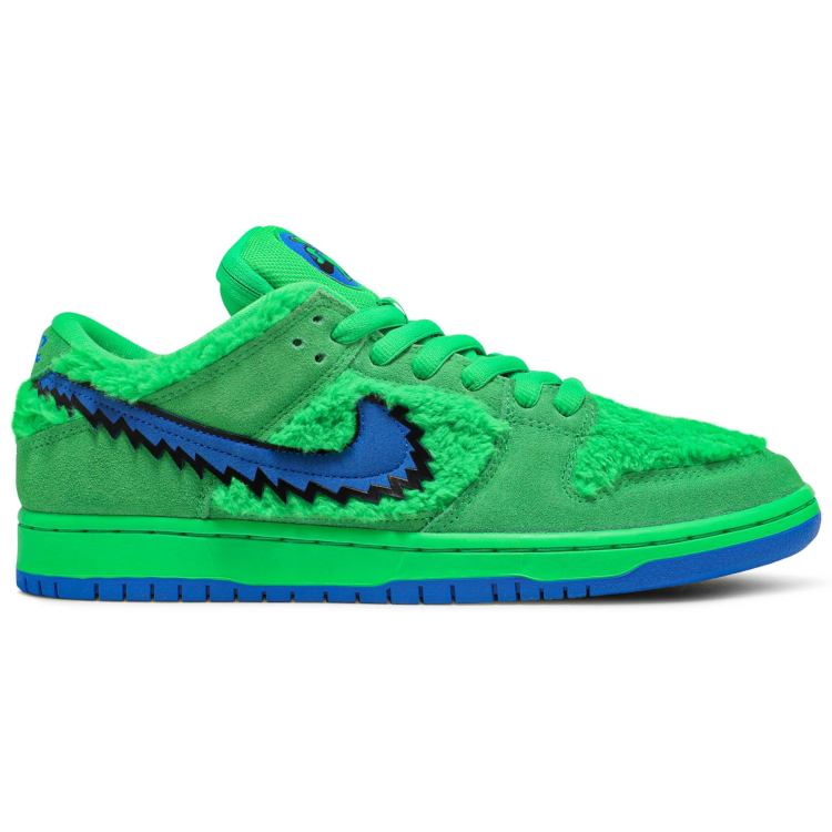 Tenis Nike Sb Dunk Low Grateful Dead Bears Green