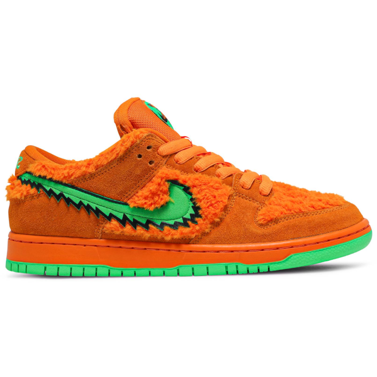 Tenis Nike Sb Dunk Low Grateful Dead Bears Orange