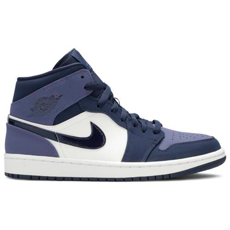 Tenis Air Jordan 1 Mid Obsidian Sanded Purple