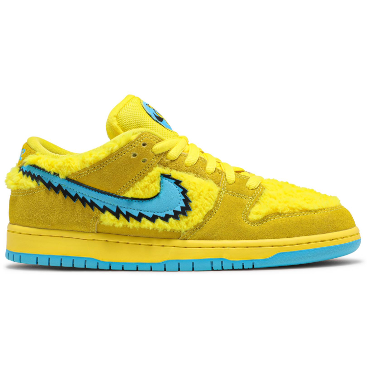 Tenis Nike Sb Dunk Low Grateful Dead Bears Opti Yellow