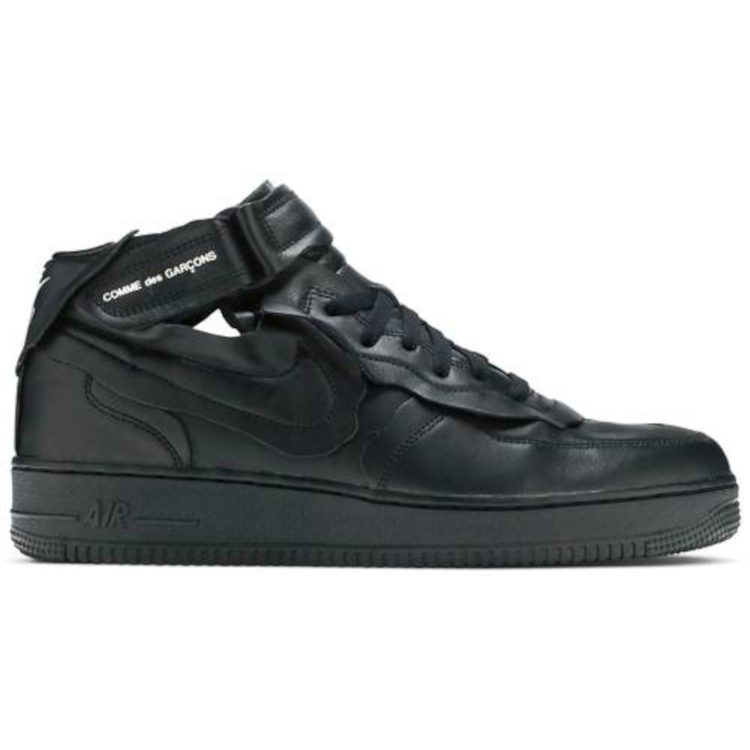 Tenis Nike Air Force 1 Mid Comme Des Garcons Black
