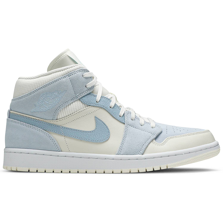 Tenis Air Jordan 1 Mid Mixed Textures Blue