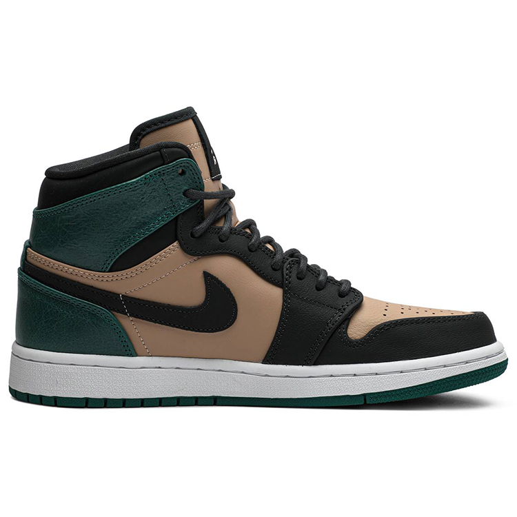 Tenis Air Jordan 1 High Bio Beige Anthracite Mystic Green