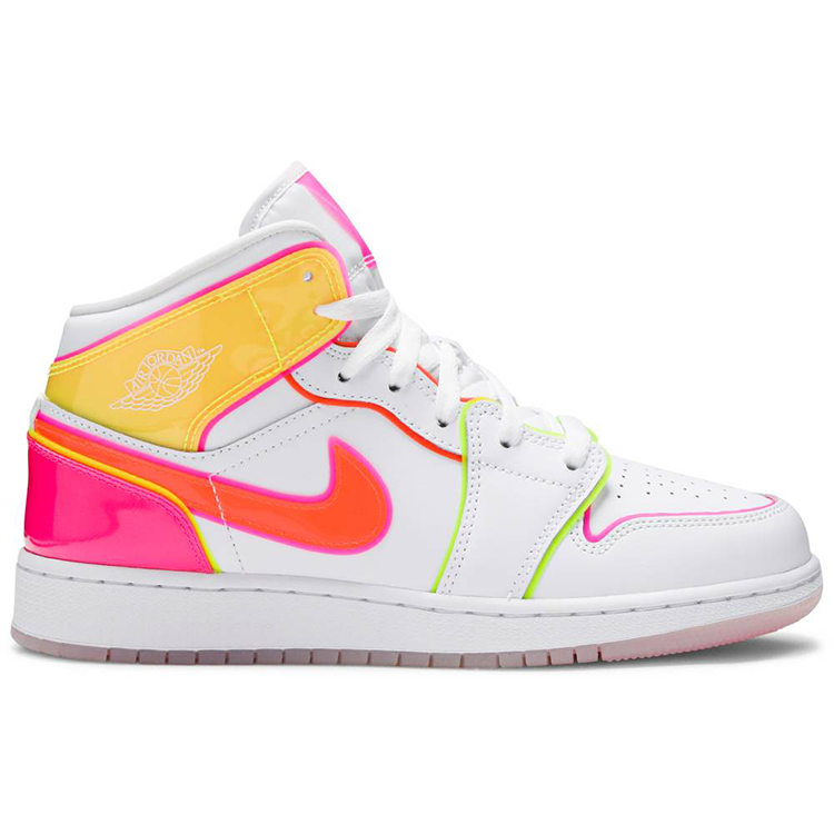 Tenis Air Jordan 1 Mid Se Edge Glow